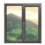 UPVC PVC Villa French Fenestration Modern Design Double Glass Fenestration Can Be Customized