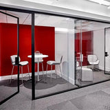 Modern Double Glazed Aluminium Flat Door Villa Apartment House Front Entrance Door