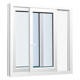 Factory Wholesale Sliding Window Aluminum Alloy Double Glass Smooth Sliding Window Can Be Customized