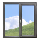 UPVC PVC Villa French Fenestration Modern Design Double Glass Fenestration Can Be Customized