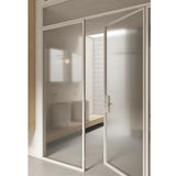 Modern Double Glazed Aluminium Flat Door Villa Apartment House Front Entrance Door