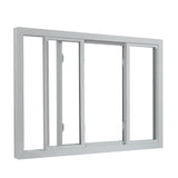 Factory Wholesale Sliding Window Aluminum Alloy Double Glass Smooth Sliding Window Can Be Customized
