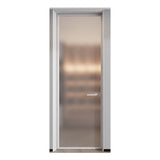 Modern Double Glazed Aluminium Flat Door Villa Apartment House Front Entrance Door