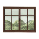 UPVC PVC Villa French Fenestration Modern Design Double Glass Fenestration Can Be Customized